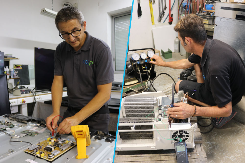 technicien electromenager coop repare sav